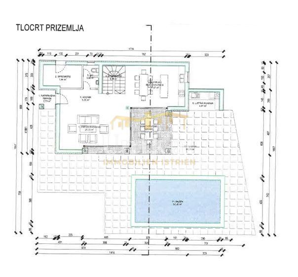 Progetto di nuova costruzione - casa con piscina